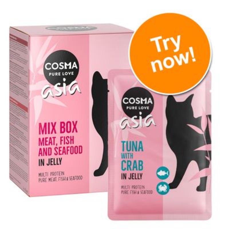 Cosma Asia in Jelly Pouches Mixed Trial Pack