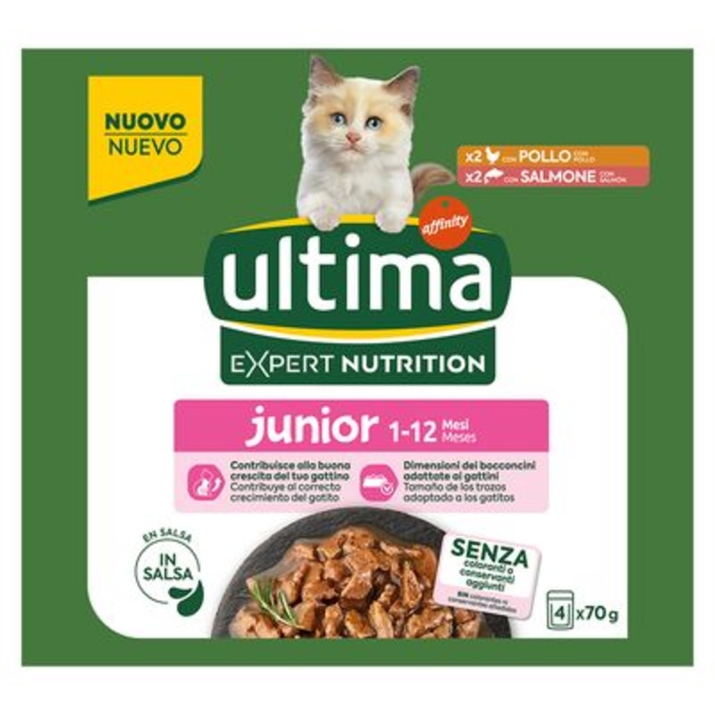 Ultima Cat Expert Nutrition Junior Chicken & Salmon