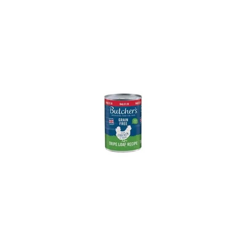 Butchers Chicken & Tripe Dog Food Tin (Pack Of 12) 400G
