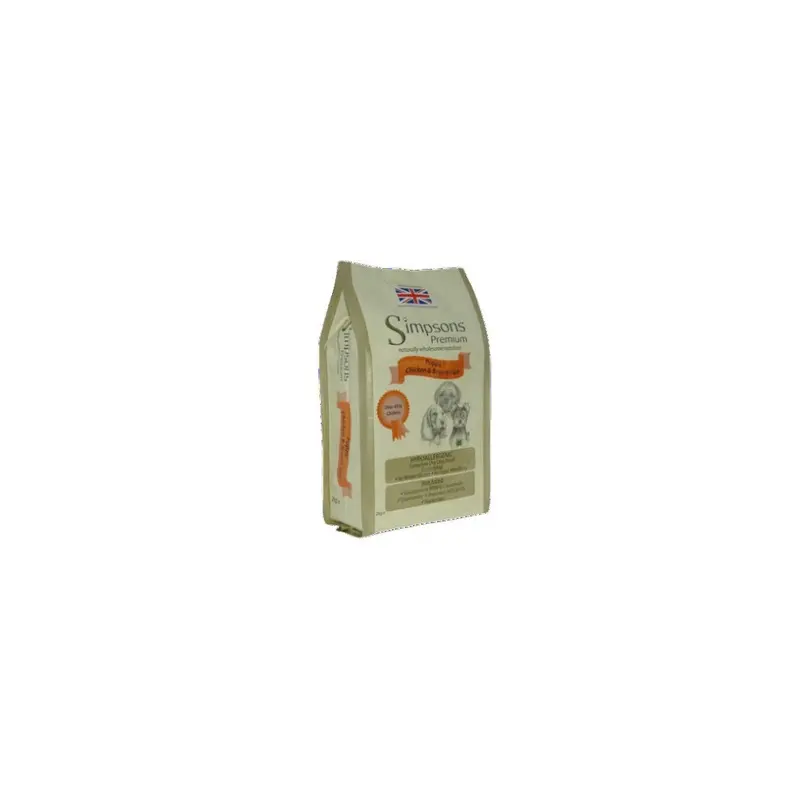 Simpsons Premium Brown (2 Kg) Puppy Chicken & Rice Size 2