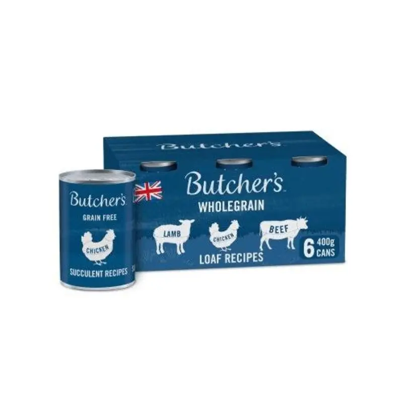 Butchers Butchers Loaf Recipes Adult Dog Food Cans - X 400G Green Size 6
