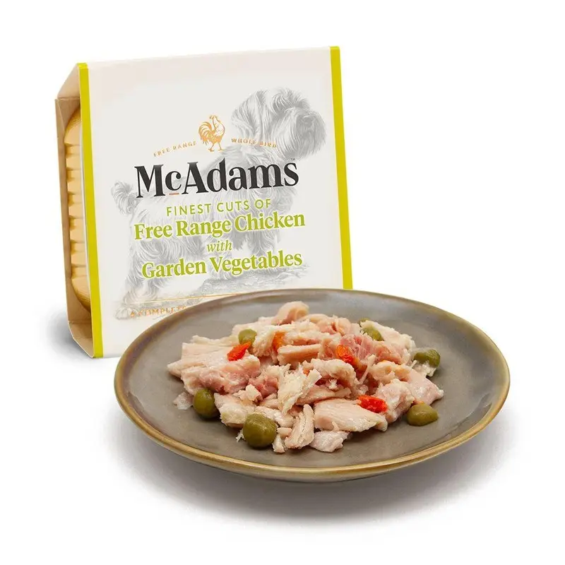 Mcadams Grain Dog Free Range Chicken With Garden Vegetables | : 10*150G Size 10