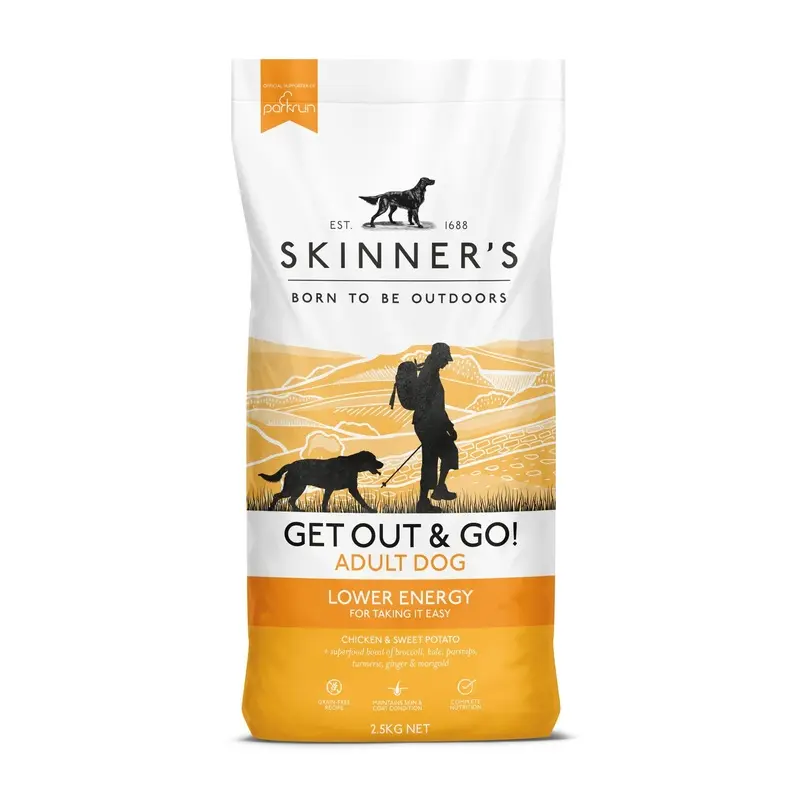 Skinners Skinners Get Out And Go! Lower Energy Adult Dog Dry Food - Grain 2.5Kg