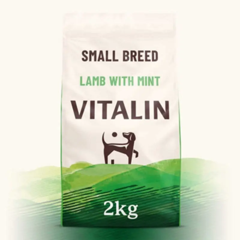B&Q Grain Vitalin Breed Adult Lamb And Mint 2Kg Small