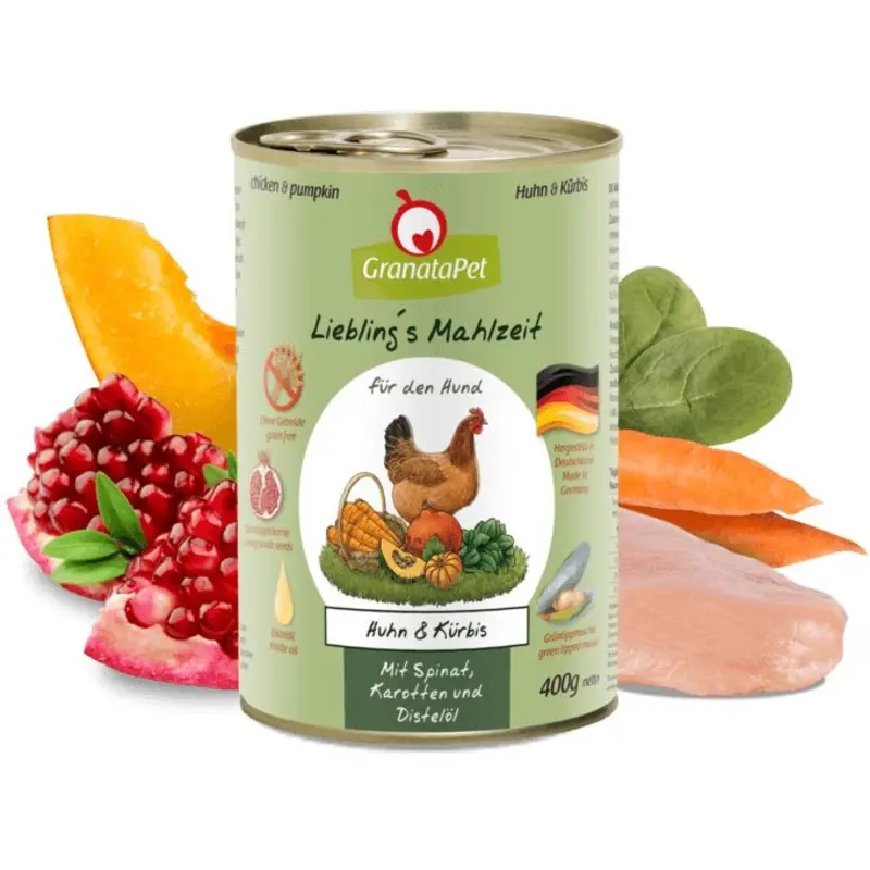 Granatapet Green Dog Lieblings Mahlzeit Chicken & Pumpkin | : 400G