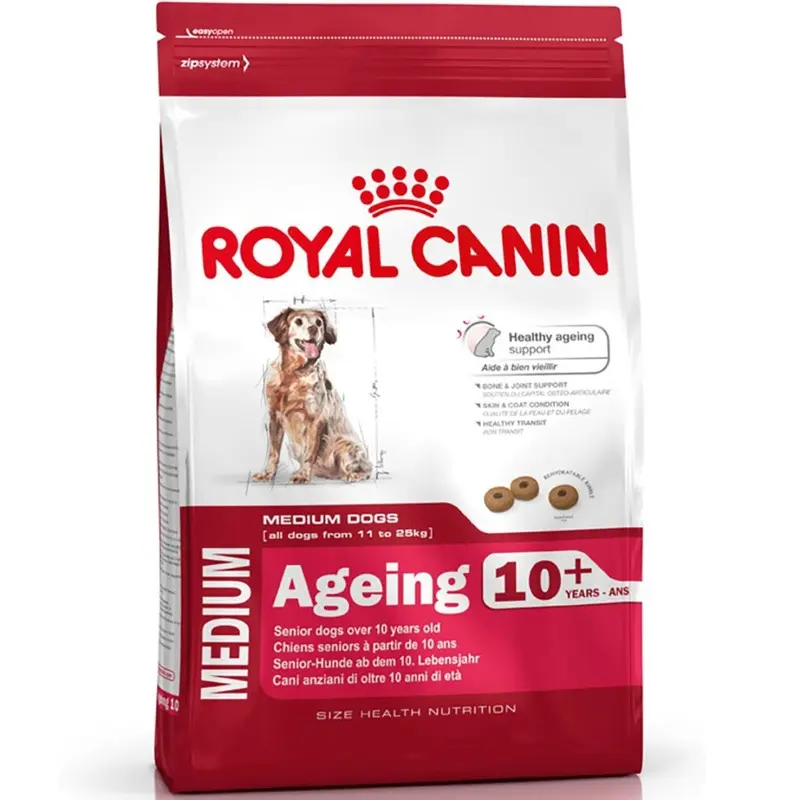 New Royal Canin Dog Food Ageing 10+ 15Kg Medium