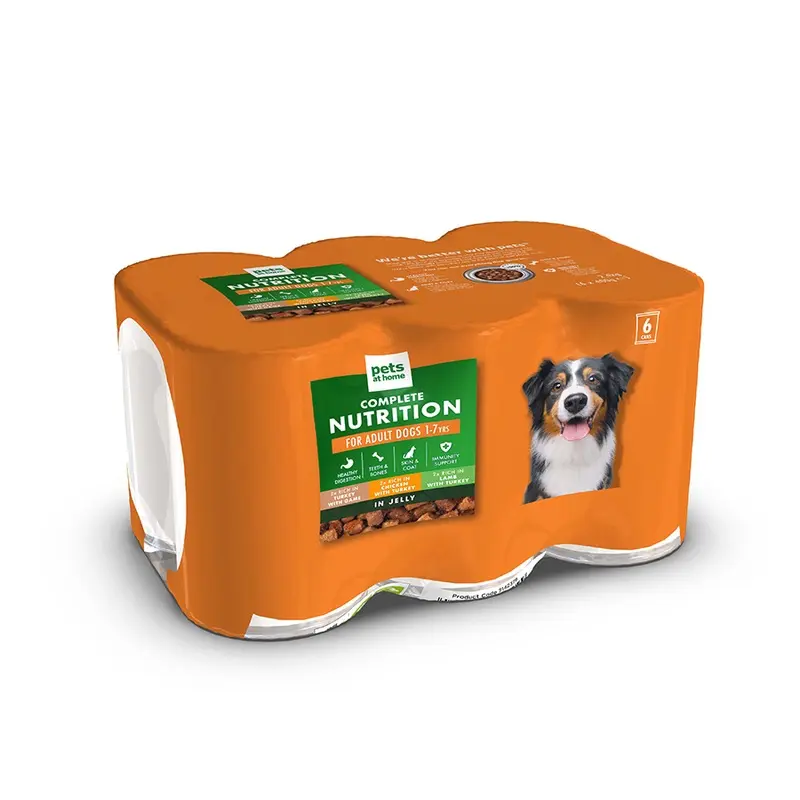 Pets At Home Complete Nutrition Wet Adult Dog Food In Jelly 6 X 400G Cans