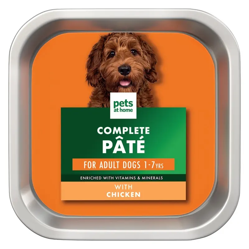 Pets At Home Complete Pate Adult Wet Dog Food Chicken