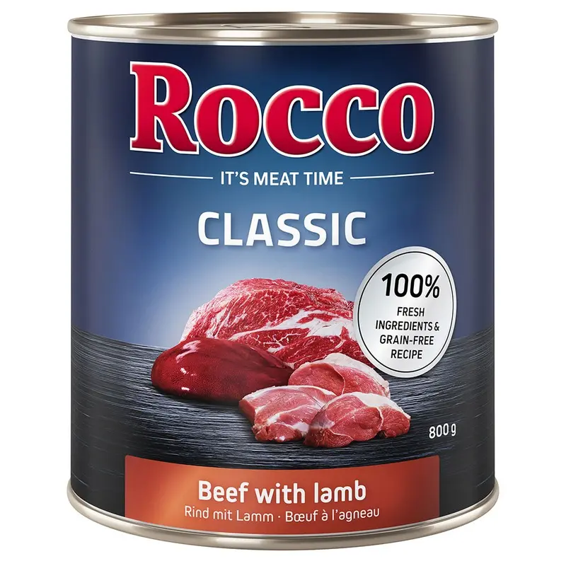 Rocco Classic 6 X 800G - Beef With Lamb