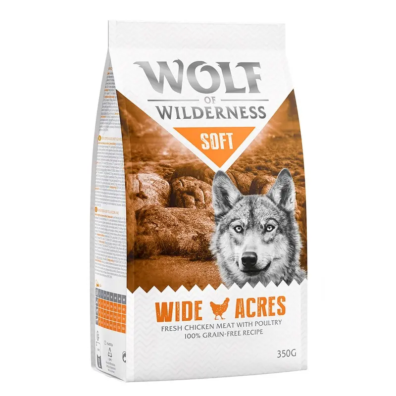 Wolf Of Wilderness Soft "Wide Acres" - Chicken - 350G