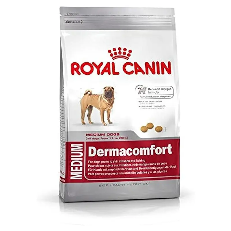 New Royal Canin Dog Food Dermacomfort Dry Mix 3Kg Medium
