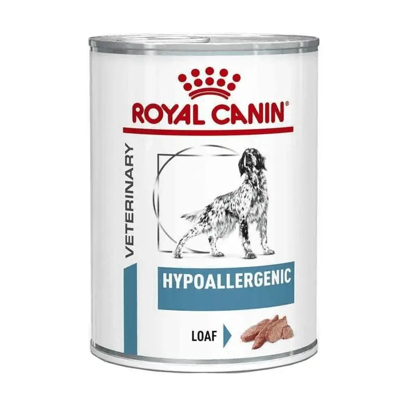 Royal Canin Hypoallergenic Dog X 400G Tins Size 12