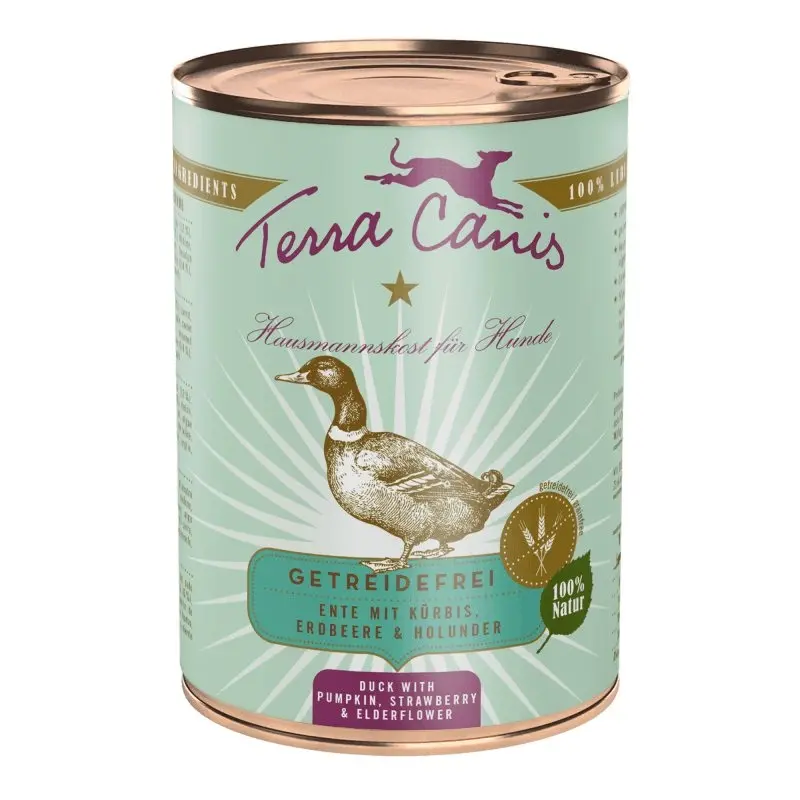 Terra Canis Grain Dog -Free Duck With Pumpkin, Strawberry And Elderflower | : 200G