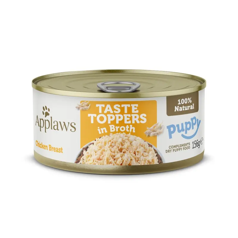 Applaws Puppy Taste Toppers In Broth 6 X 156G - Chicken Breast
