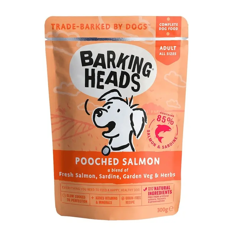 Barking Heads Salmon Pooched Wet Food | : 300G