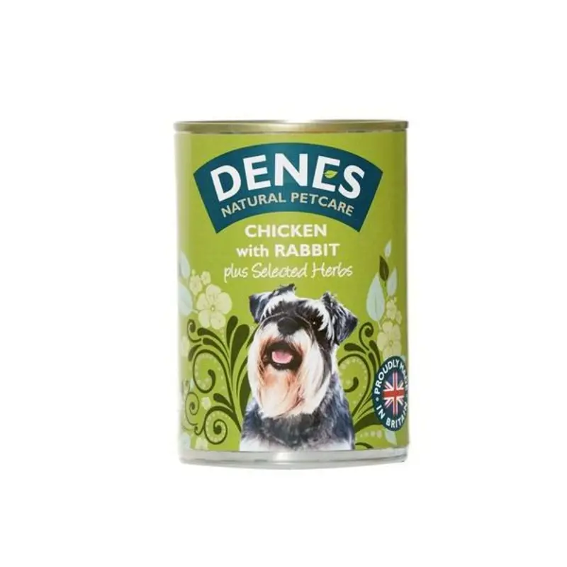 Denes Adult Chicken And Rabbit Dog Food - X 400G Cans Size 12