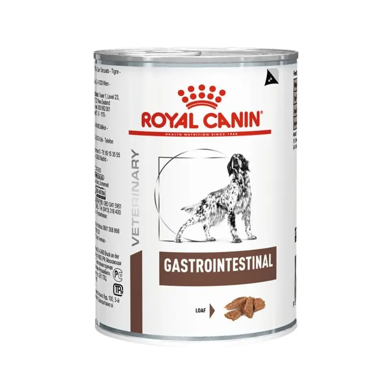New Royal Canin Veterinary Diet Dog - Gastro Intestinal Wet Food X 400G Size 12