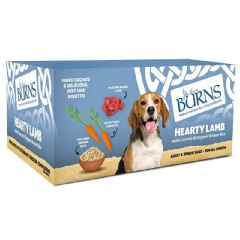 Burns Brown Lamb Veg & Rice Pack 150G Size 12