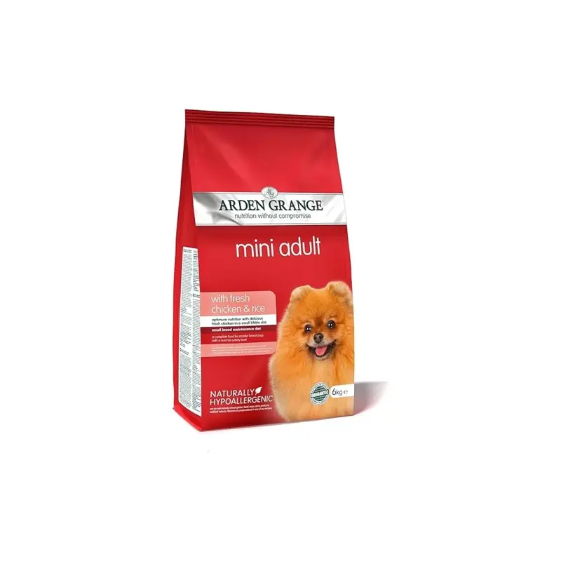 Arden Grange Mini Adult Dry Dog Food With Fresh Chicken And Rice, 6 Kg 6Kg