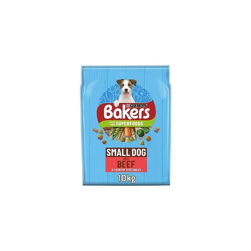 Bakers Dry Dog Food Beef & Veg 10 Kg Small