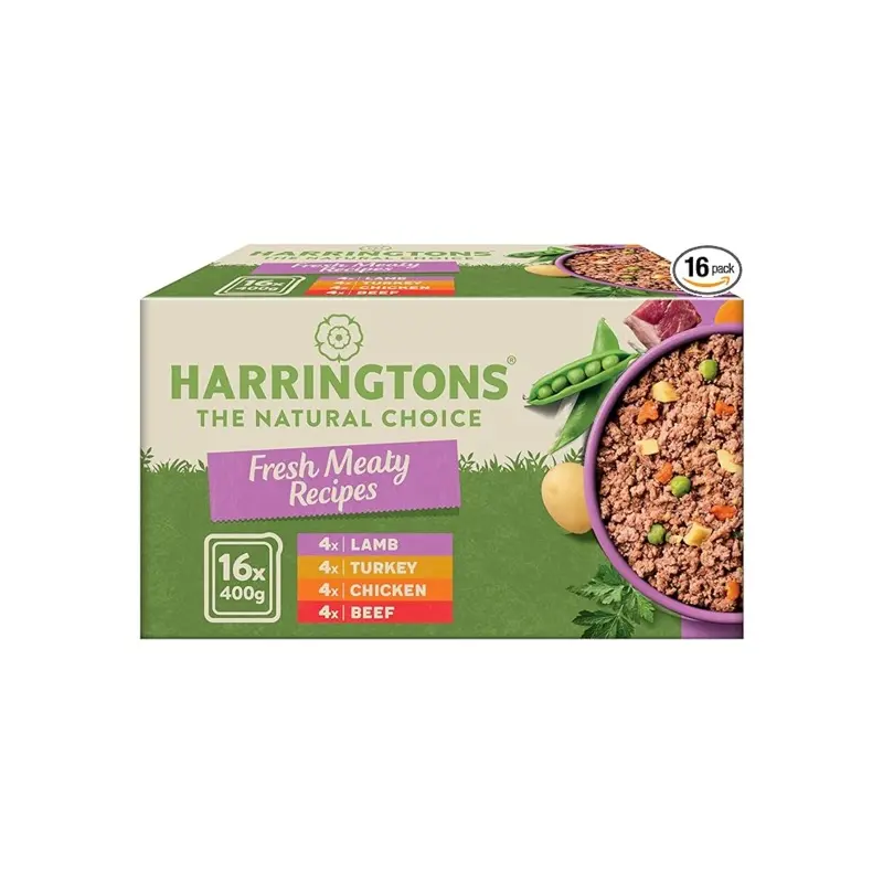 Harringtons Grain Complete Wet Tray Free Hypoallergenic Adult Dog Food Size 1