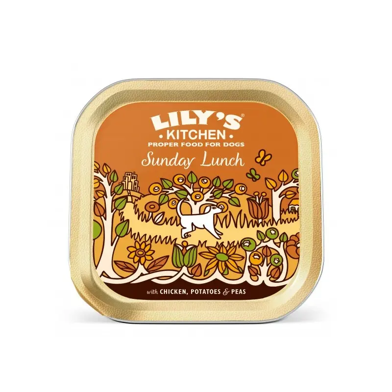 Lilys Kitchen Sunday Lunch Dog Food - X 150G Grain/Golden Size 10