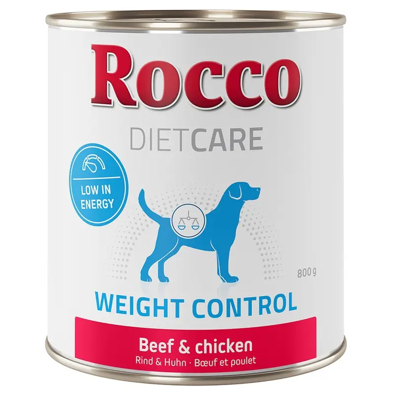 Rocco Diet Care Weight Control - Beef & Chicken - 6 X 800G
