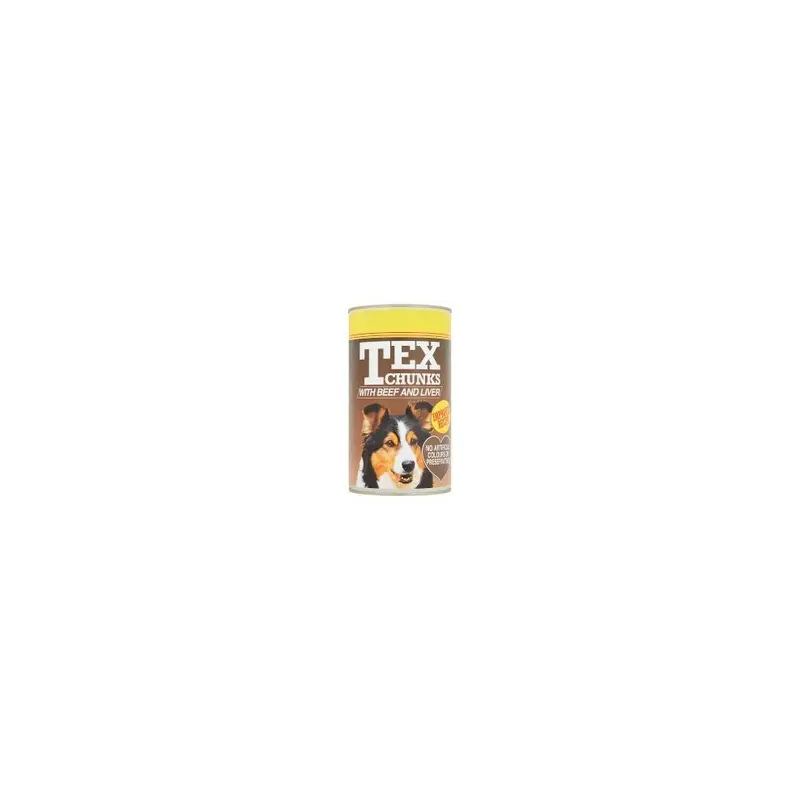 Tex Chunks With Beef And Liver (Pack Of 6) 1.2Kg