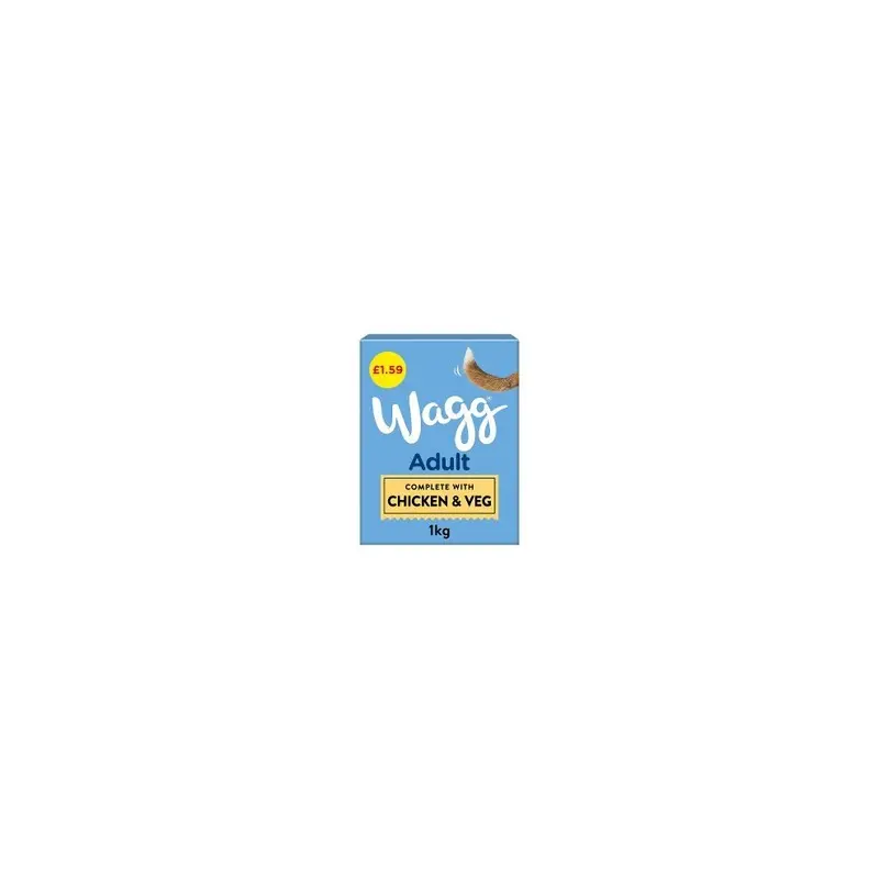 Wagg Adult Rich In Chicken With Veg & Tasty Gravy (Pack Of 5) 1Kg