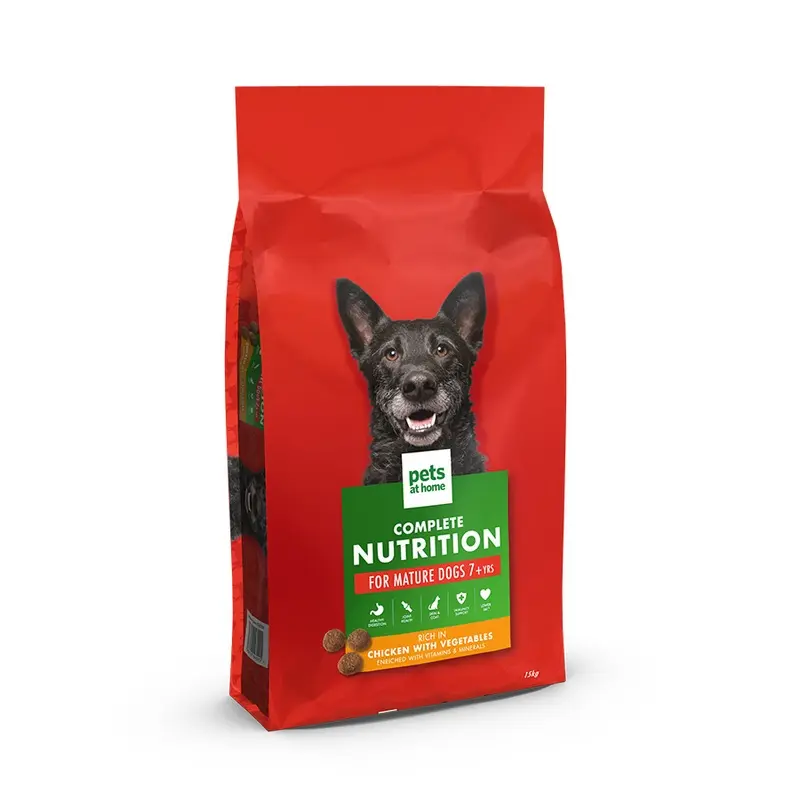 Pets At Home Complete Nutrition Mature Dry Dog Food Rich In Chicken 15Kg