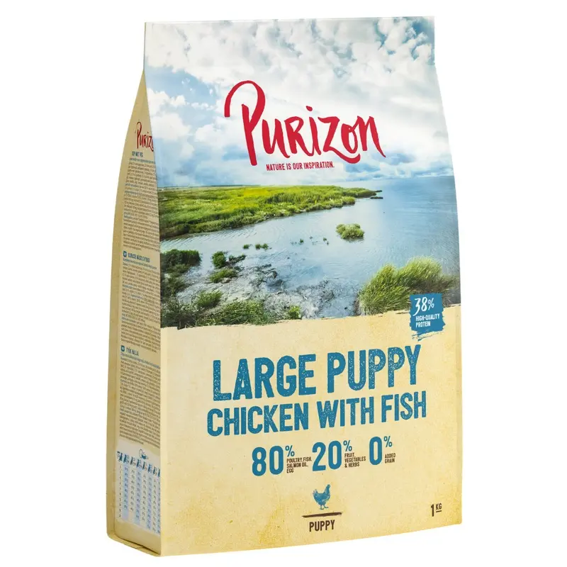 Purizon Puppy Large Breed Dog  Grain-Free Chicken & Fish - 1Kg