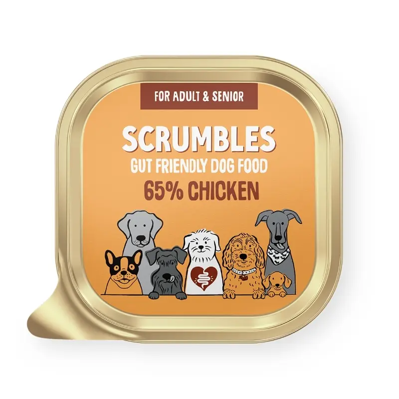 Scrumbles Chicken Wet Dog Food 150G - 12 X 150G