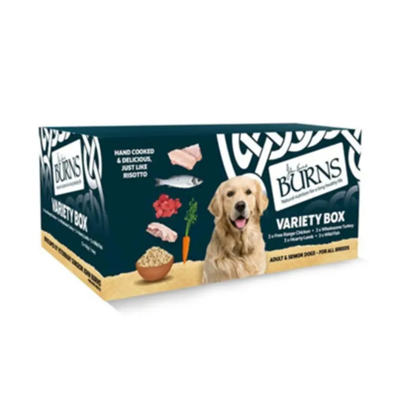 Burns Adult & Senior Variety Box X 395G Size 6