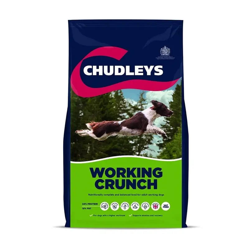 Chudleys Working Crunch Working Dog Food - Salmon 14Kg