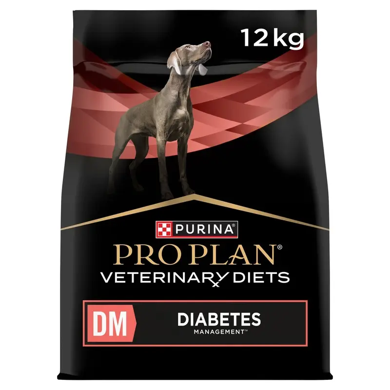 Pro Plan Vet Diet Dm Diabetes Adult Dry Dog Food 12Kg