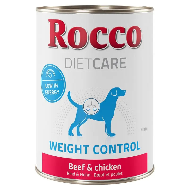 Rocco Diet Care Weight Control - Beef & Chicken - 6 X 400G