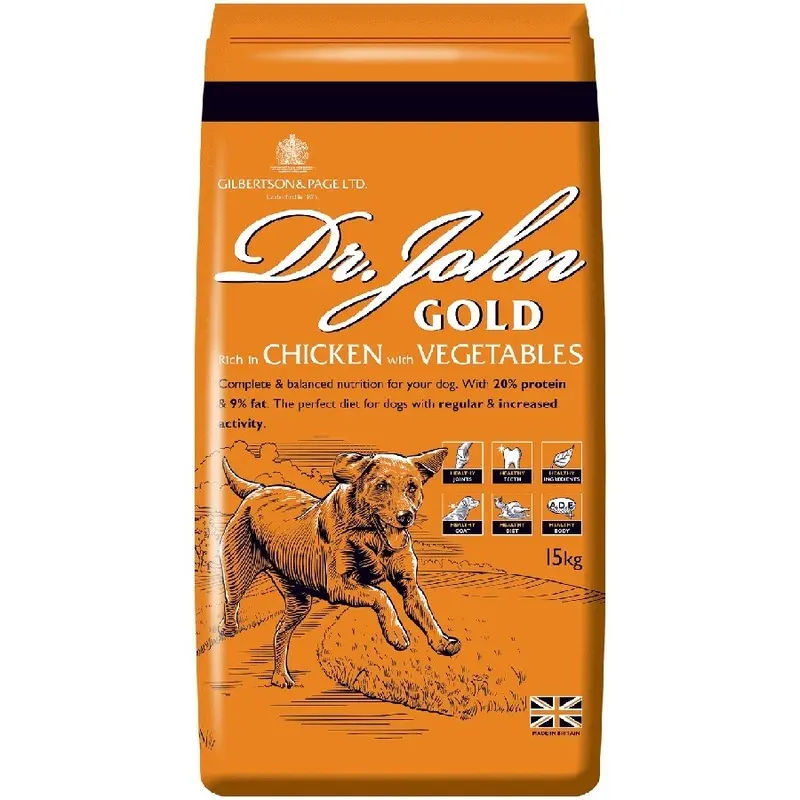 Dr. John Rich In Chicken Dog Food - Gold 4Kg