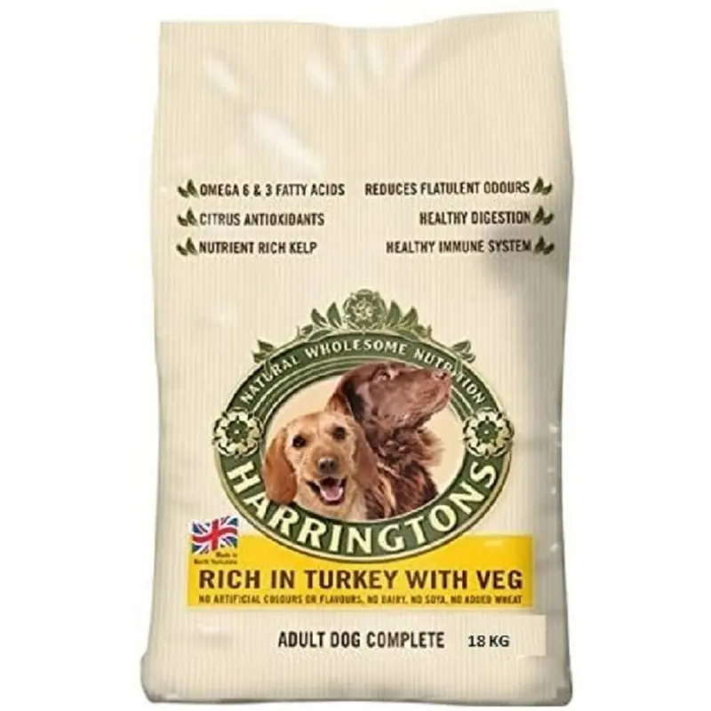 Harringtons Complete Adult Dog - Rich In Turkey With Veg 18 Kg 18Kg