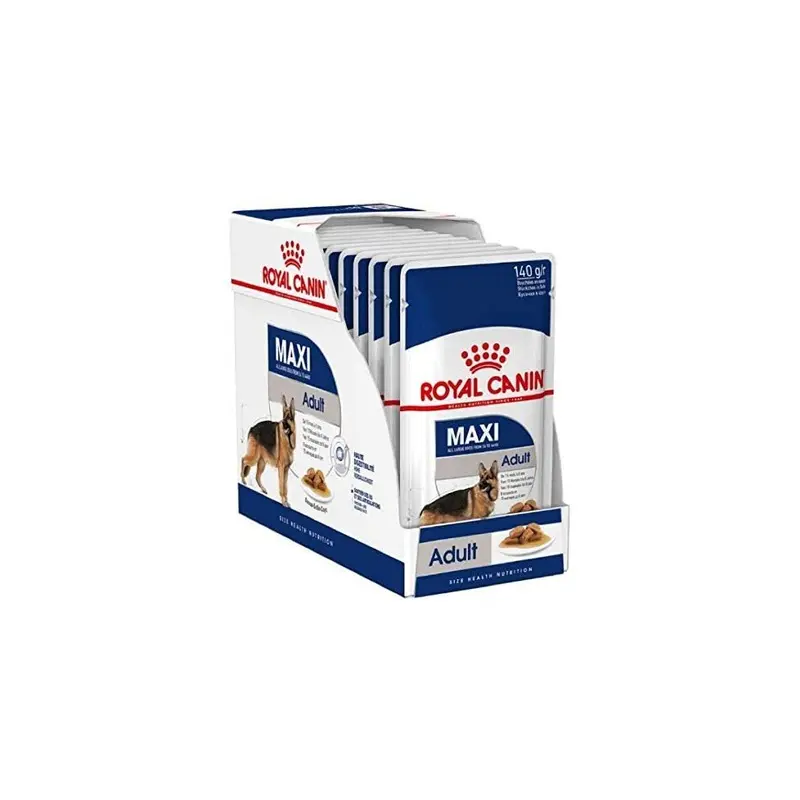 Royal Canin Maxi Adult Wet Dog Food. Packs, 140G Each For 26-44Kg Dog Size 40