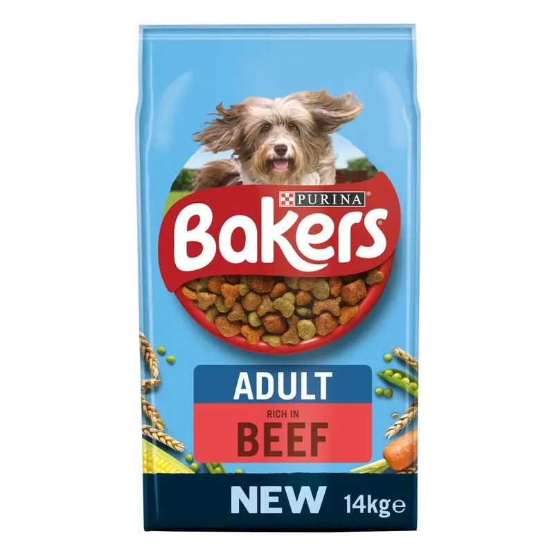 Bakers Adult Dog Food Beef And Veg, 14 Kg 14Kg