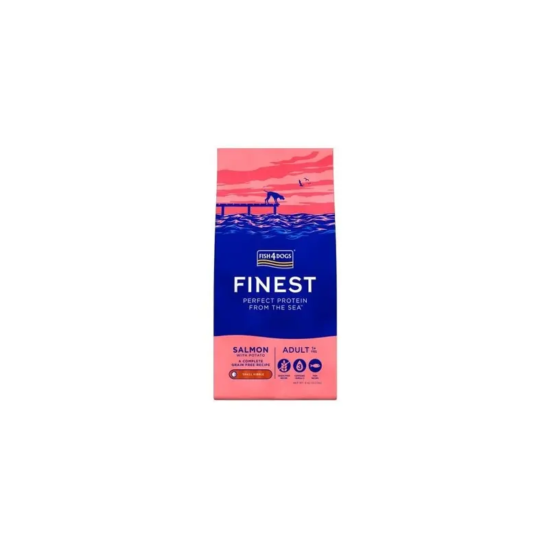 Fish4dogs White Finest Ocean Fish Kibble 12Kg Large