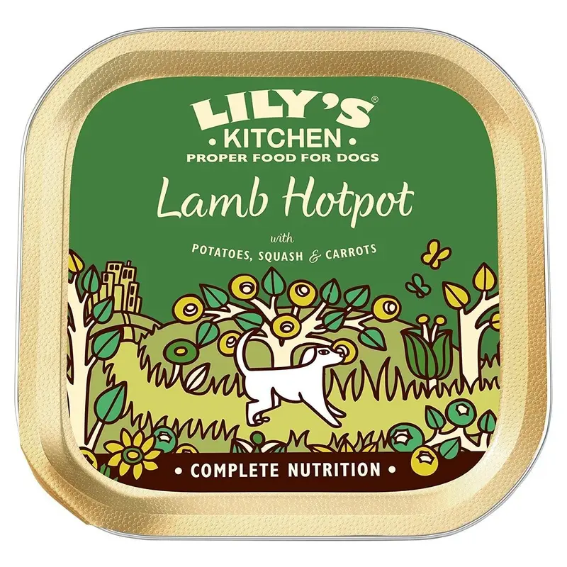 Lilys Kitchen Lamb Hotpot - Complete Natural Adult Dog Food Wet (10 x 150g Trays)