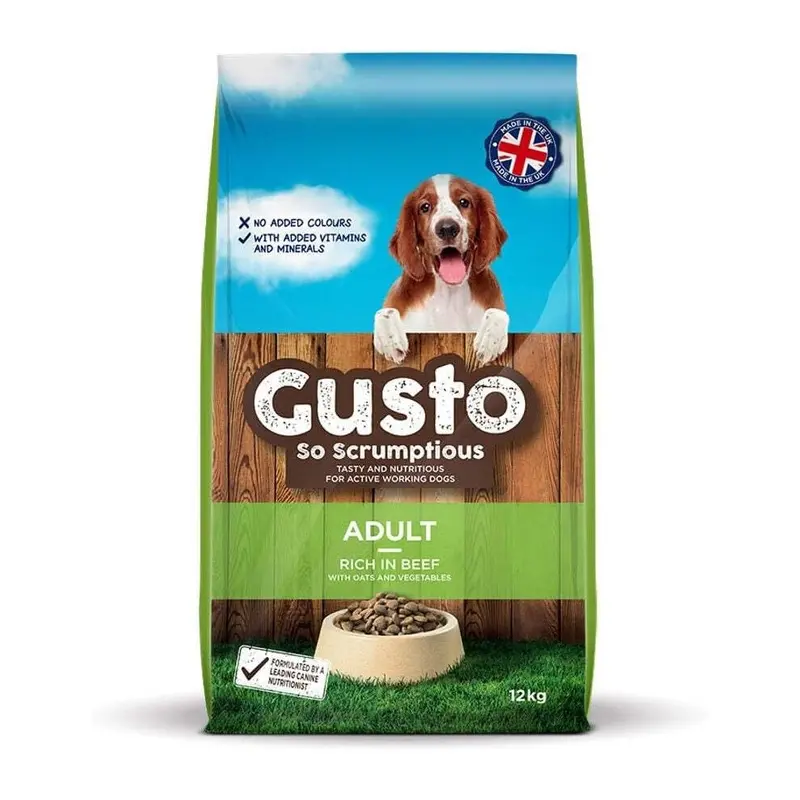 Nescafe Gusto Complete Adult Working Dog Beef And Veg, 12 Kg 12Kg