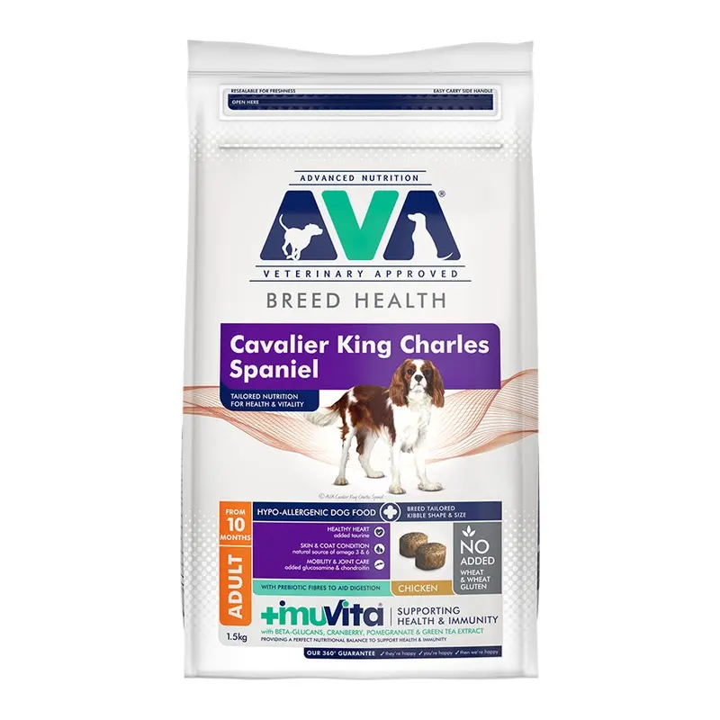 Ava Veterinary Approved Optimum Health Cavalier King Charles Spaniel Food 1.5Kg