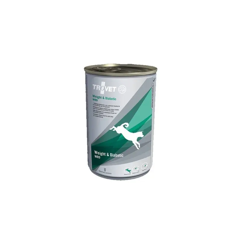 Trovet Weight & Diabetic Diet (Wrd) Canine - X 400G Cans Size 6
