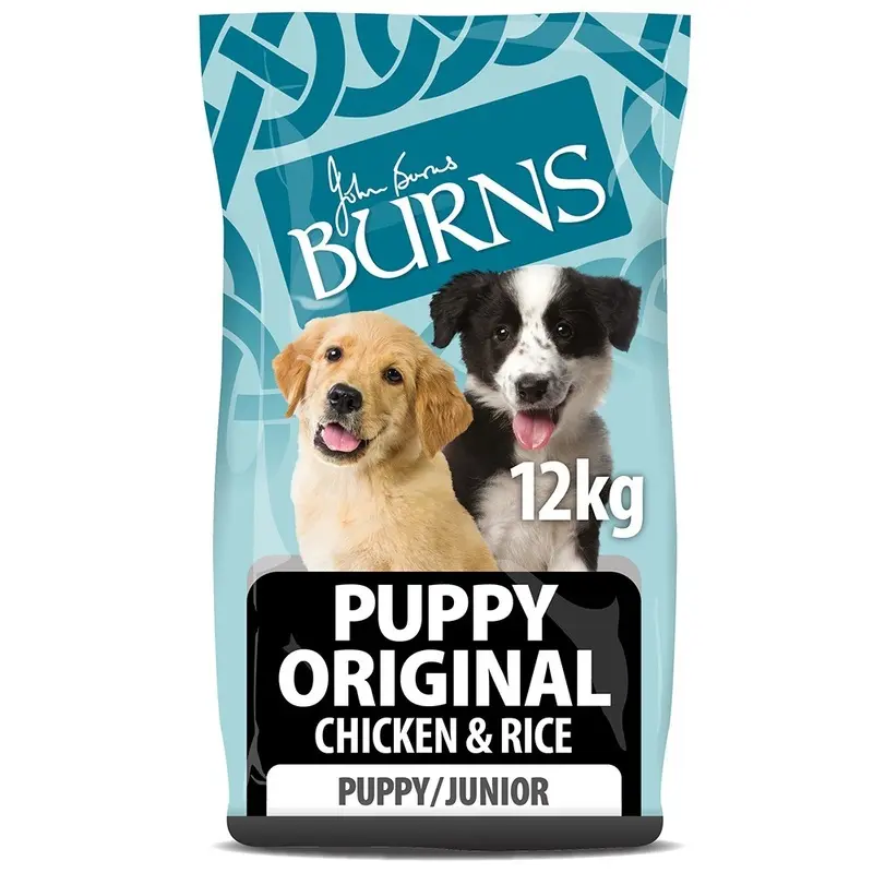 Burns Original Chicken And Rice Puppy Food - Brown/White 12Kg