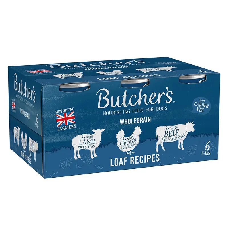 Butchers Loaf Recipes Wet Adult Dog Food 6X390G Tins