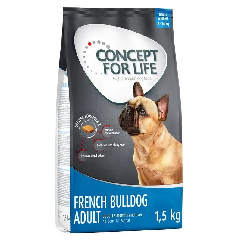 Concept For Life 1.5Kg Dry Dog Food - Special Price! * - French Bulldog Adult (1.5Kg)