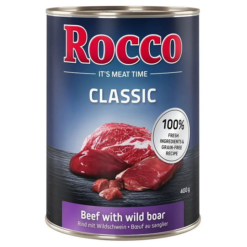 Rocco Classic 6 X 400G - Beef With Wild Boar