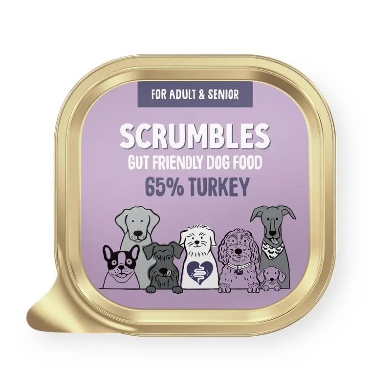 Scrumbles Turkey Wet Dog Food 150G - 12 X 150G